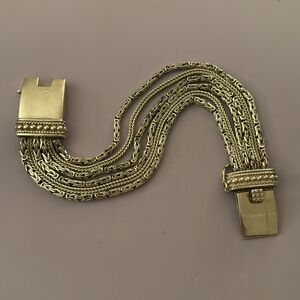 SILPADA B1452 .925 Sterling Silver
Byzantine and Wheat Chain Bracelet